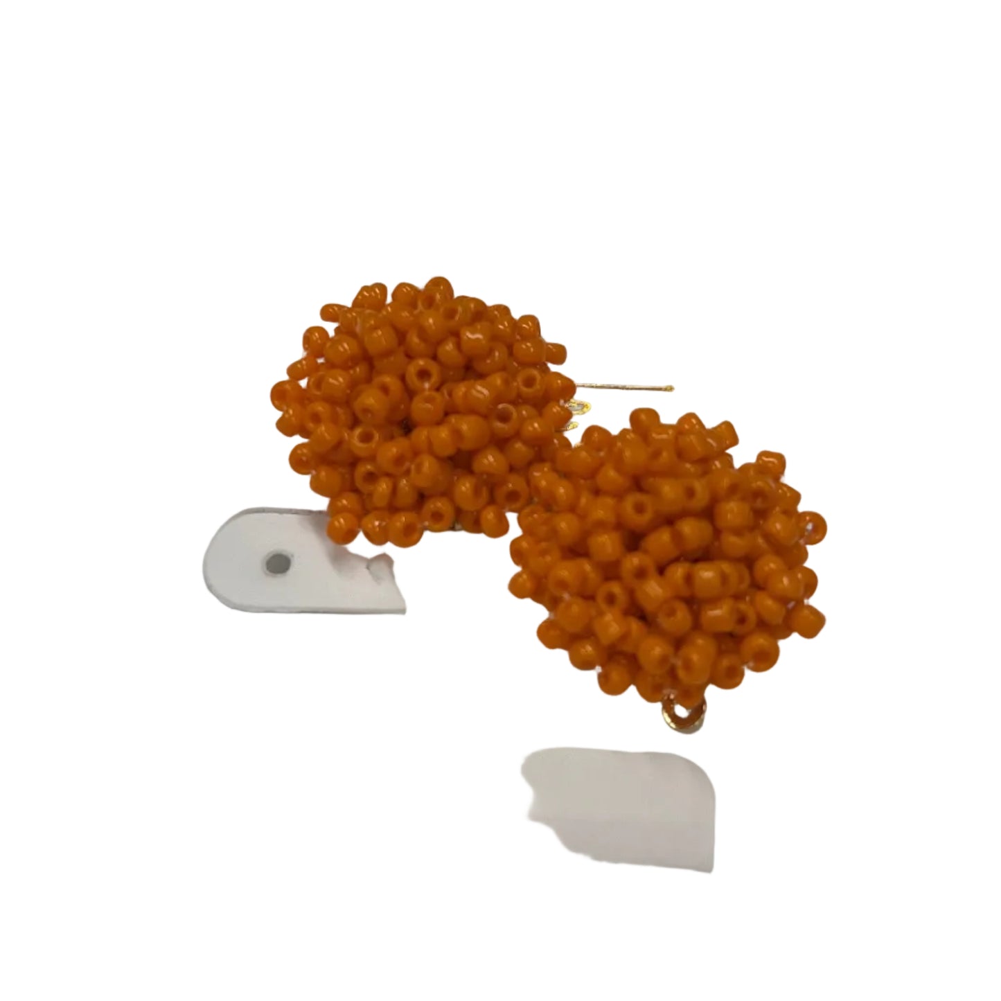 Pom Pom Bead Earrings - SALE