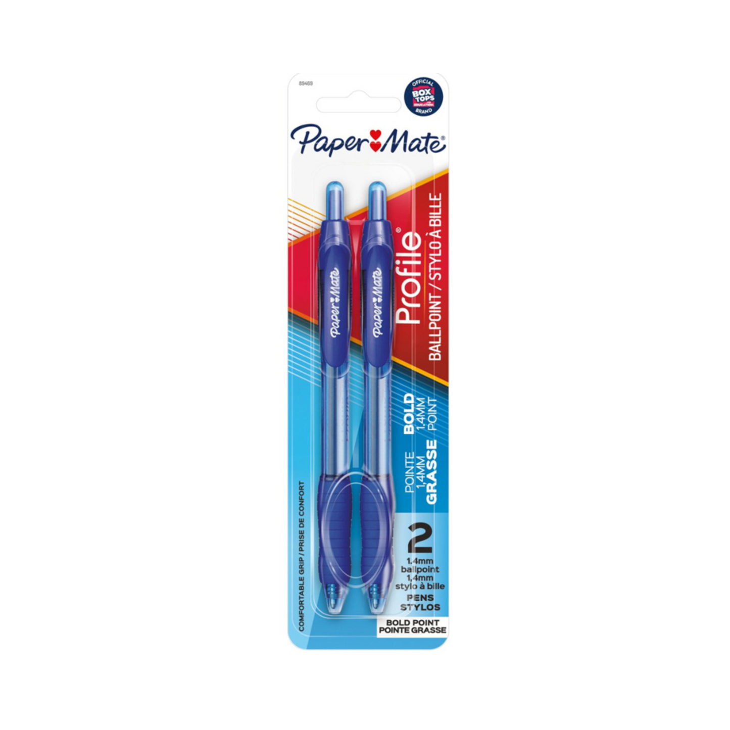Paper Mate Profile Ballpoint Pen 2pk - Black or Blue