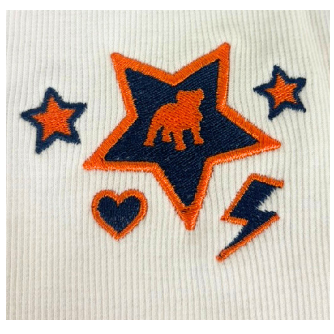 Girls Stars and Bolts Tshirt