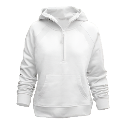 Ladies Half Zip Scuba Neck Sweatshirt - SALE