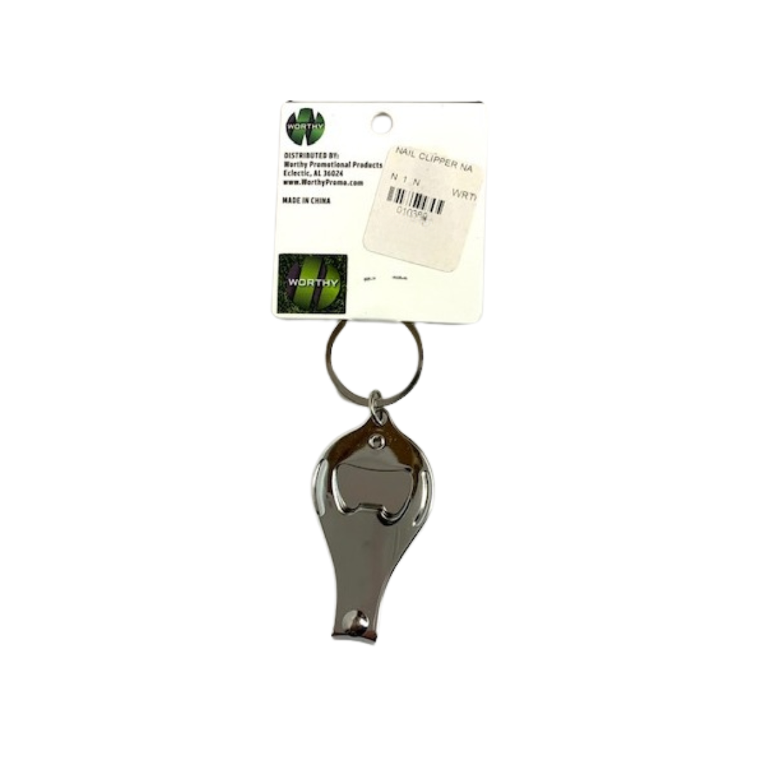 NA Nail Clippers and Bottle Opener Keychain