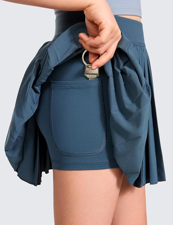 Youth Girls Pleated Tennis Skirt - Orange - SALE