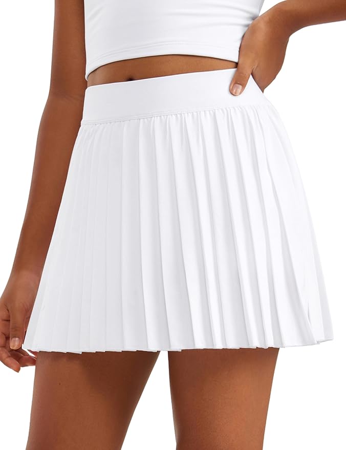 Youth Girls Pleated Tennis Skirt - Orange - SALE
