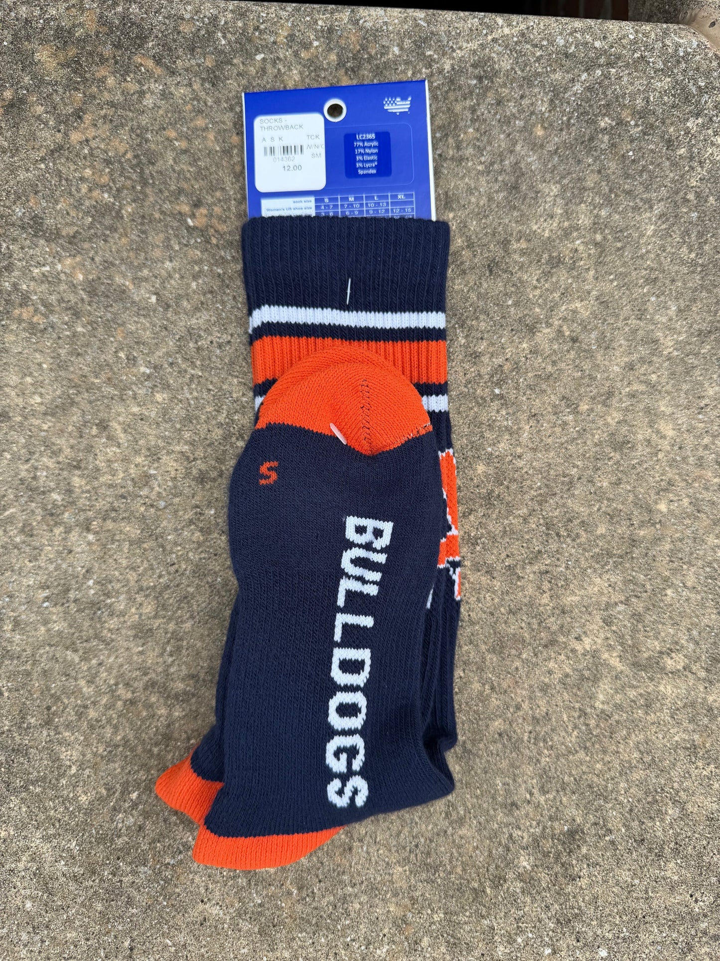 NA Throwback Crew Socks - Navy
