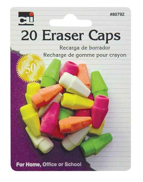 Eraser Caps 20pk