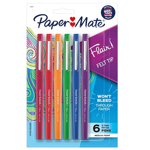Paper Mate Flair Felt Tip Pens - Different Options