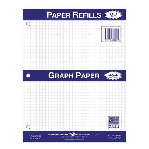 Filler Paper - Quad 4x4 (Graph)