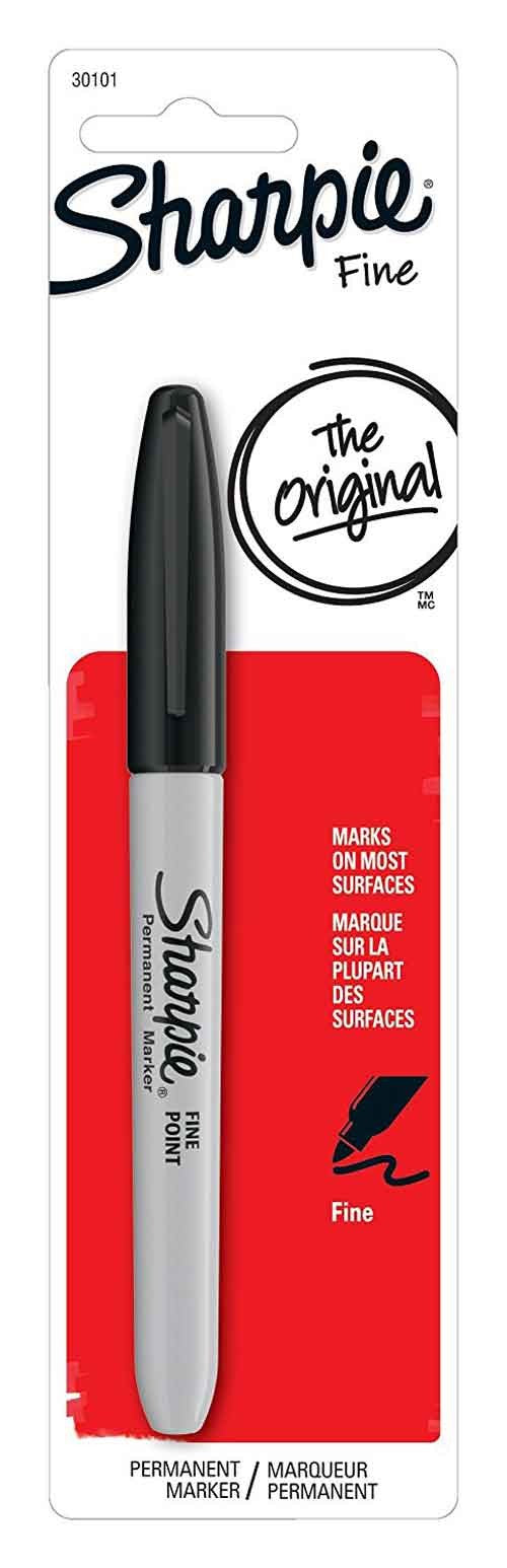Sharpie Fine Black 1pk