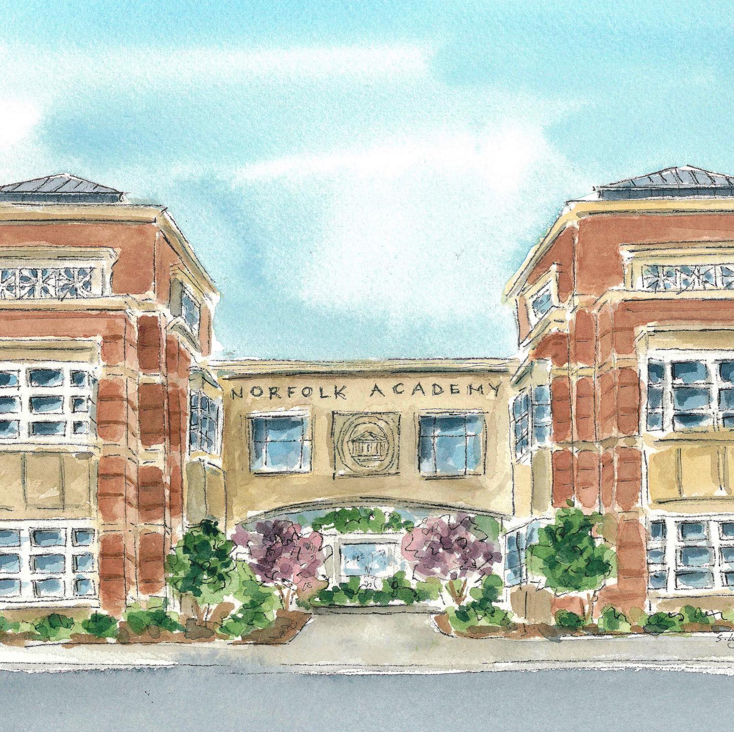 Watercolor Print by Sarah Lytle '89
