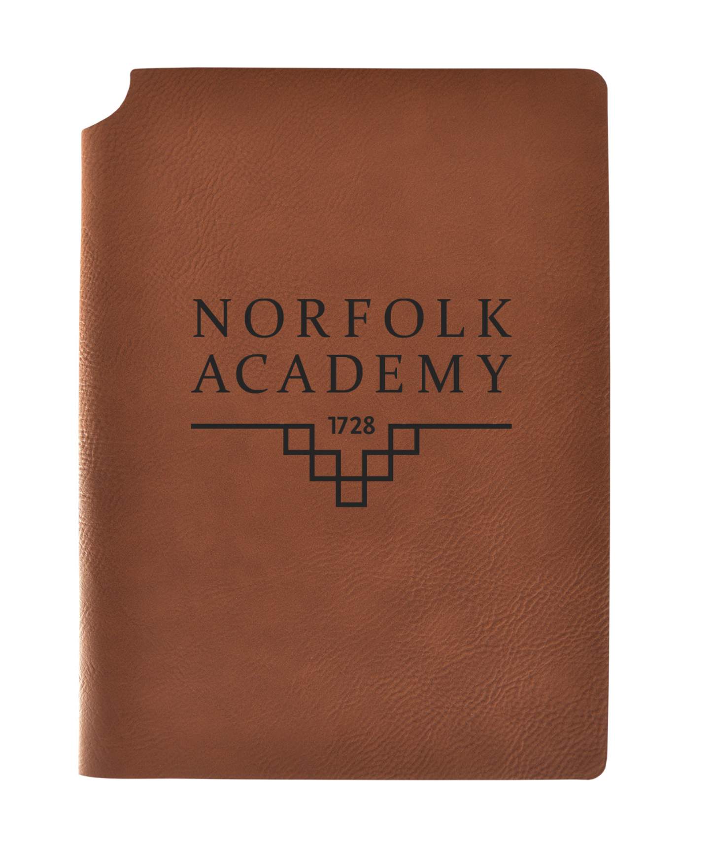 Leather Embossed Journal w/ Pen Holder