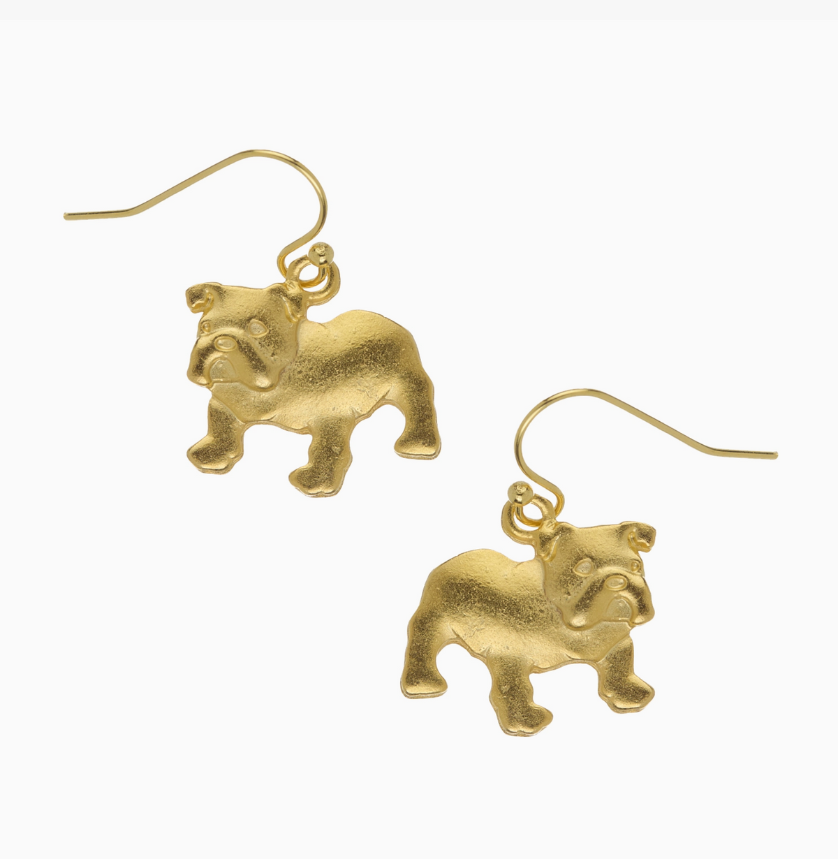 Mini Bulldog Drop Earrings