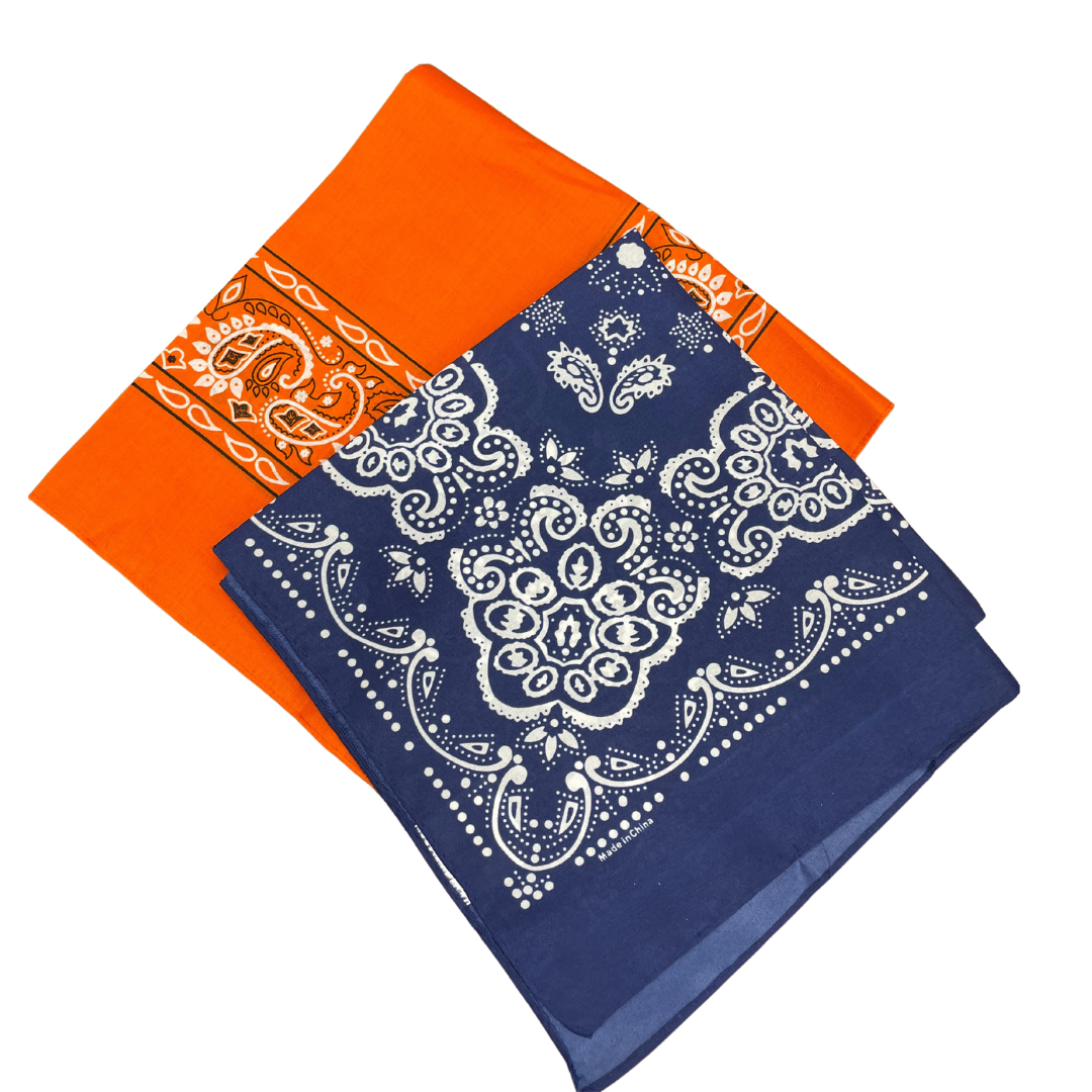 Bandana - Navy or Orange