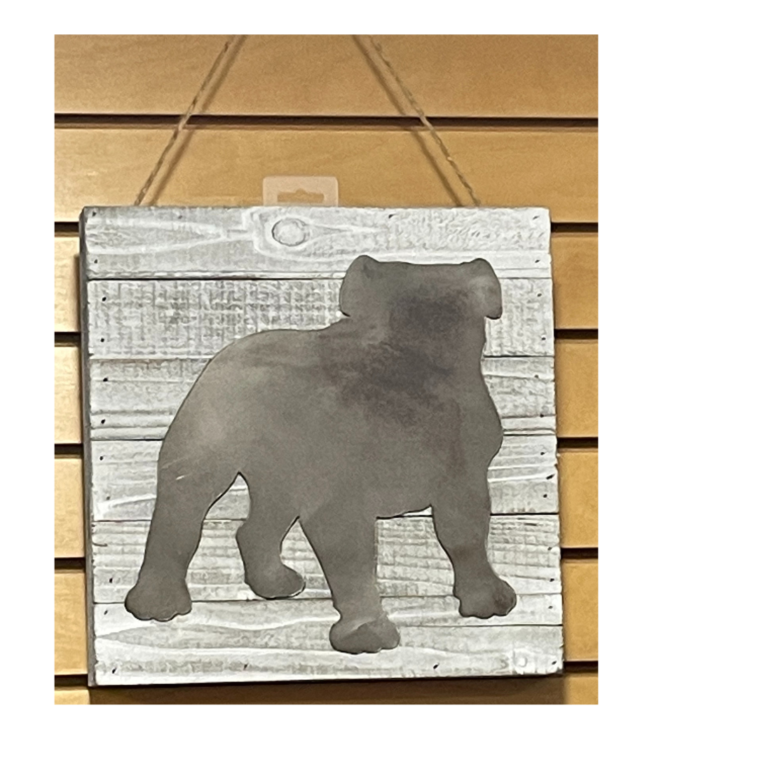 Bulldog Pallet Sign