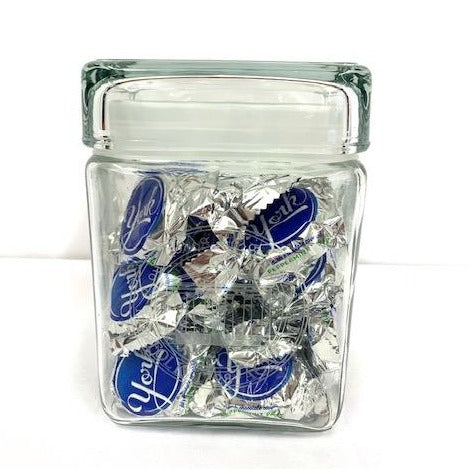 Norfolk Academy Seal Square Glass Canister