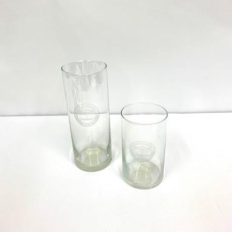 Norfolk Academy Seal Glass Vases