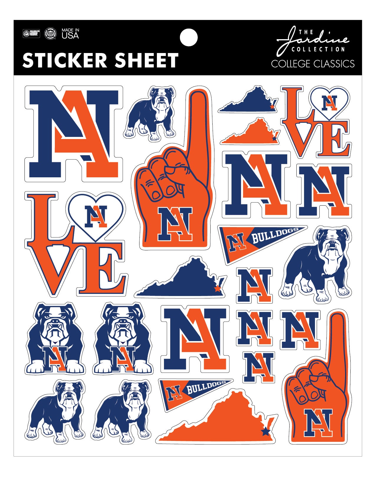 Logo Icons Sticker Sheet