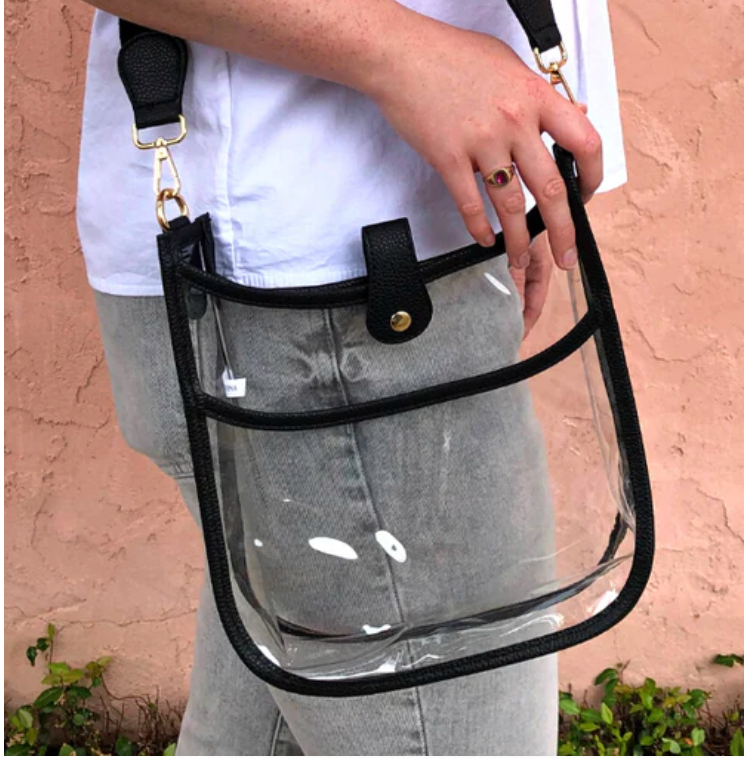 Crossbody Clear Bag - Gold