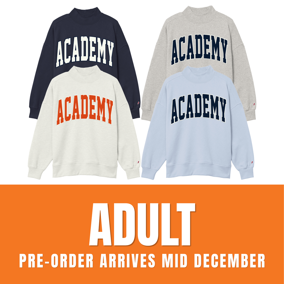 Adult Mockneck - PRE-ORDER