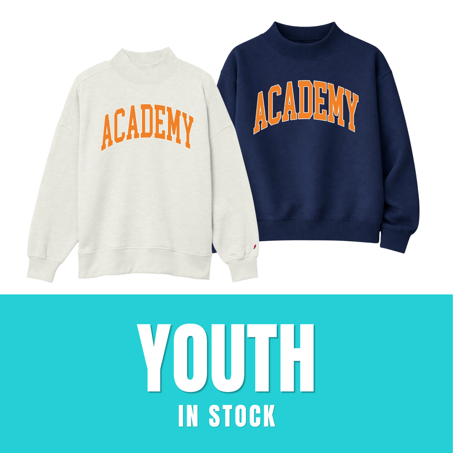 Youth Mocknecks In Stock
