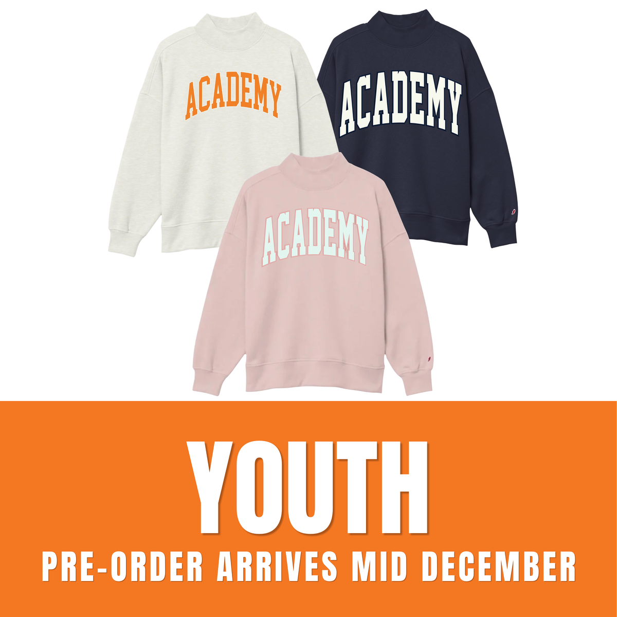 Youth Mockneck - PRE-ORDER