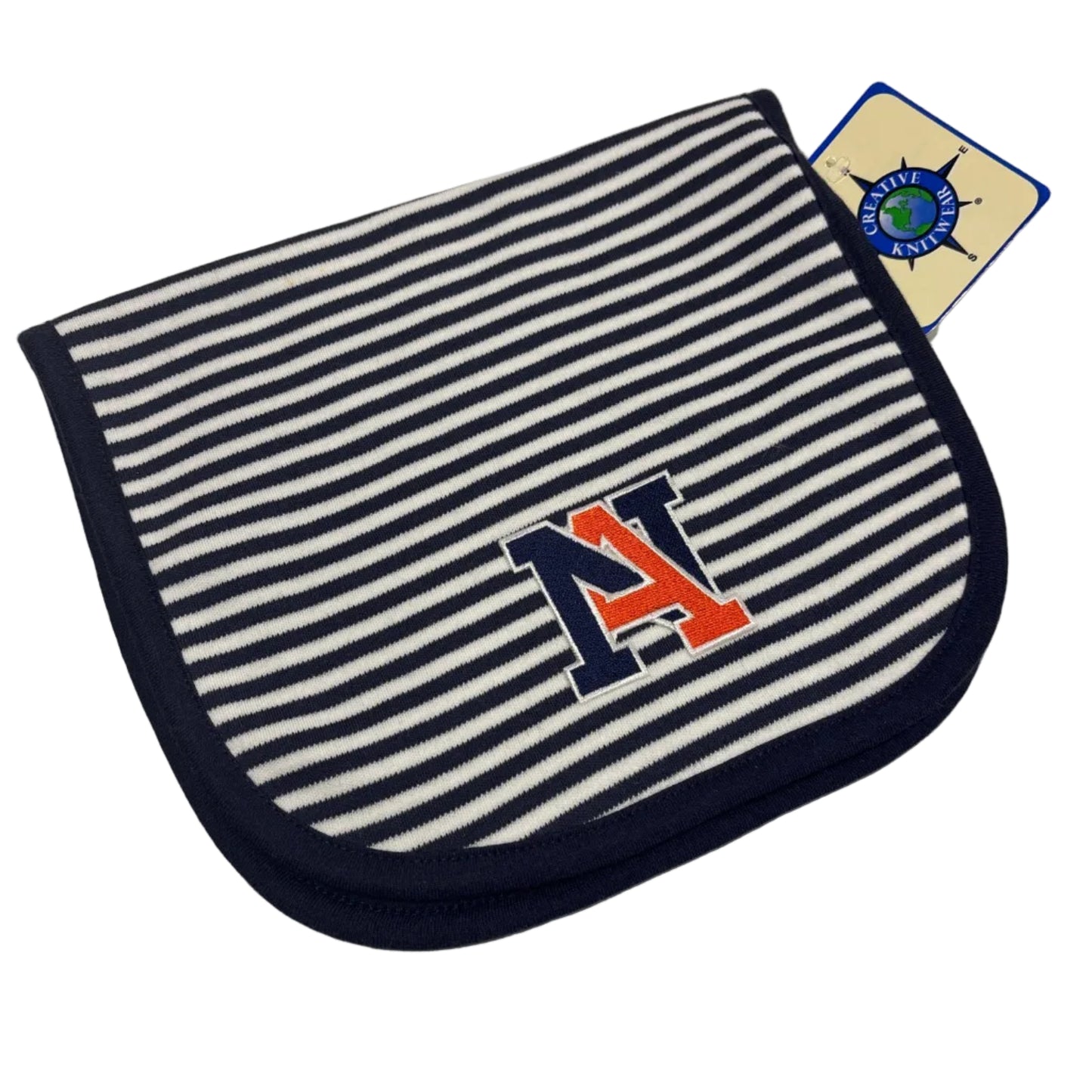 Striped Burp Cloth