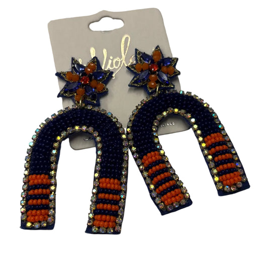 Striped Color Arch Earrings