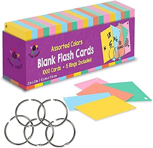 BLANK FLASH CARDS FOR STUDYING - 6TH GRADE
