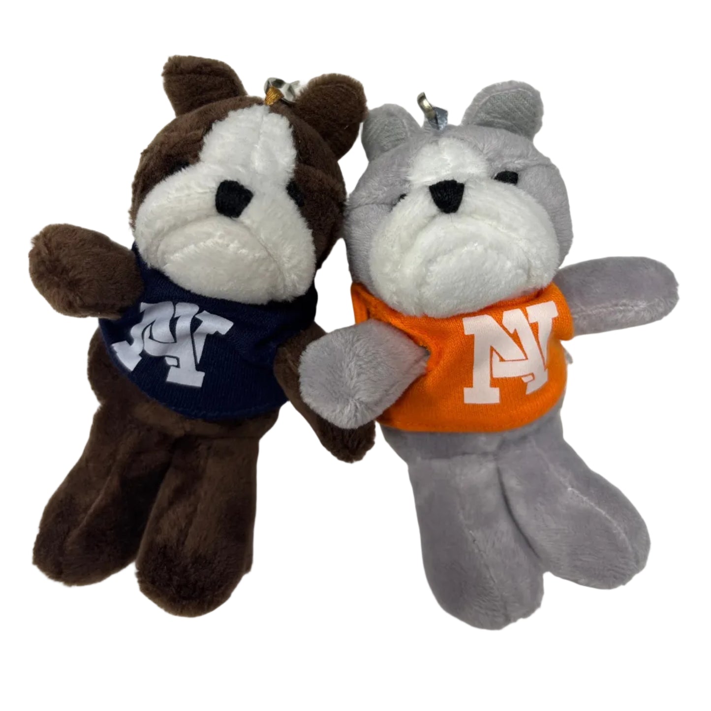 Plush Bulldog Keychain