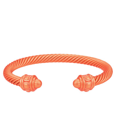 Colored Cable Cuff Bracelet
