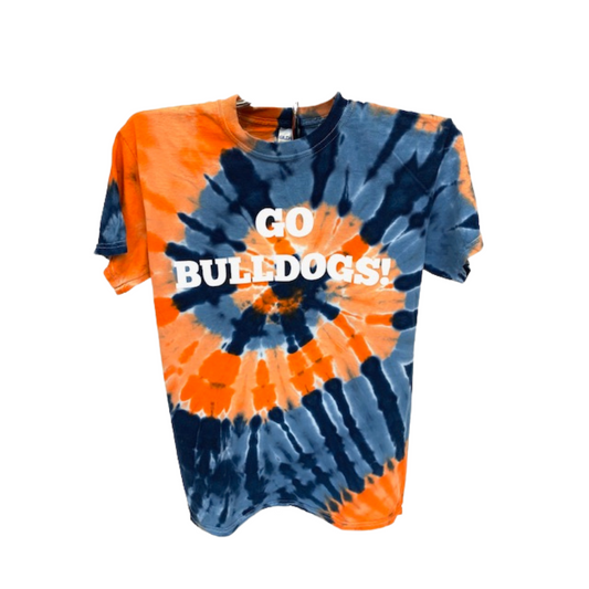 Go Bulldogs! Tie Dye T-Shirt - Adult