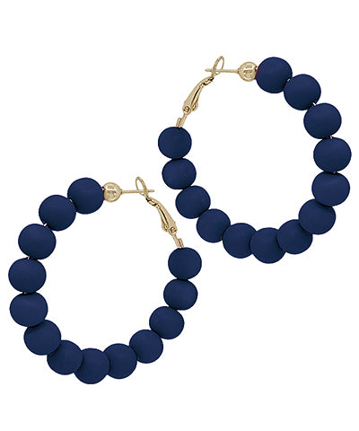 Large Clay Bead Earring - SALE
