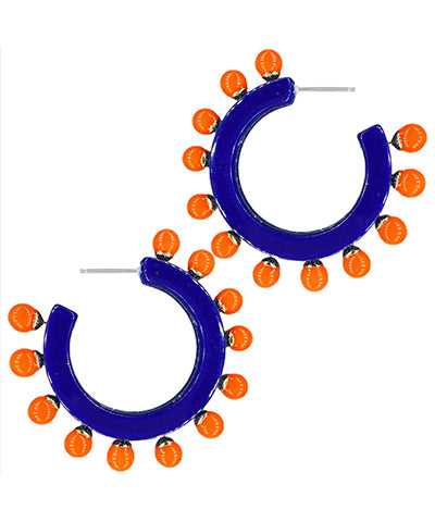 Gameday Ball Hoop Earring