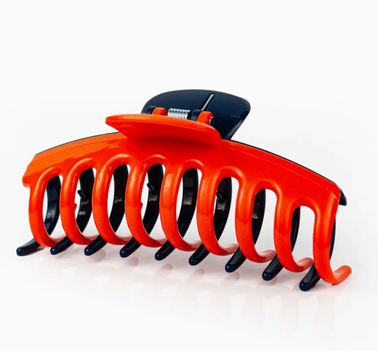 Gameday Hair Clip - Navy / Orange