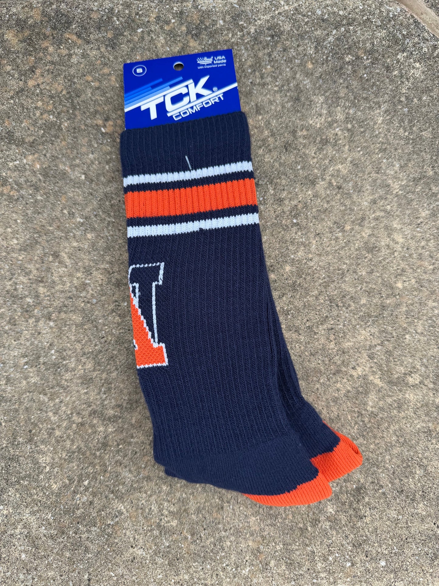 NA Throwback Crew Socks - Navy