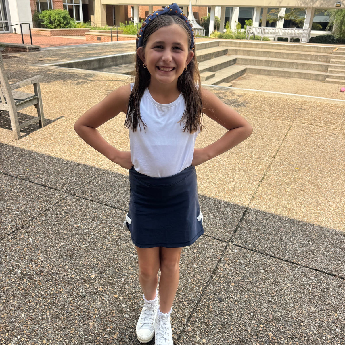 Girls Active Bow Skort