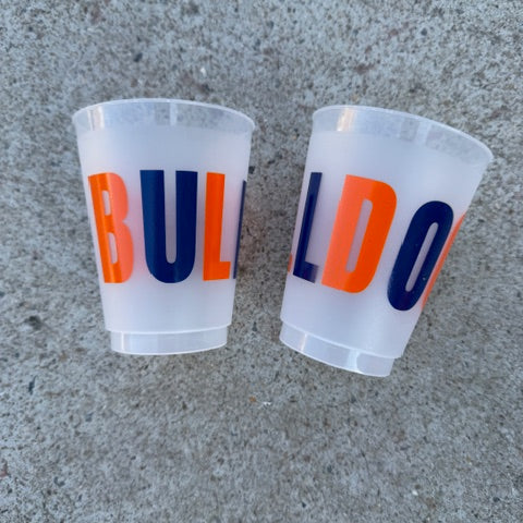 BULLDOGS Grab & Go Party Cups