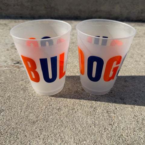 BULLDOGS Grab & Go Party Cups