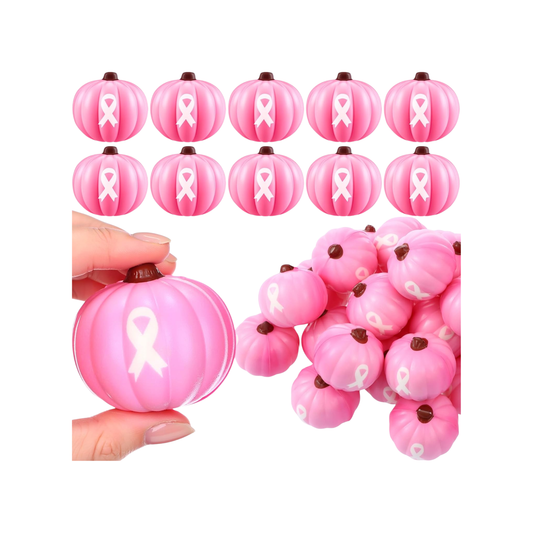 Breast Cancer Pumpkin Stress Ball