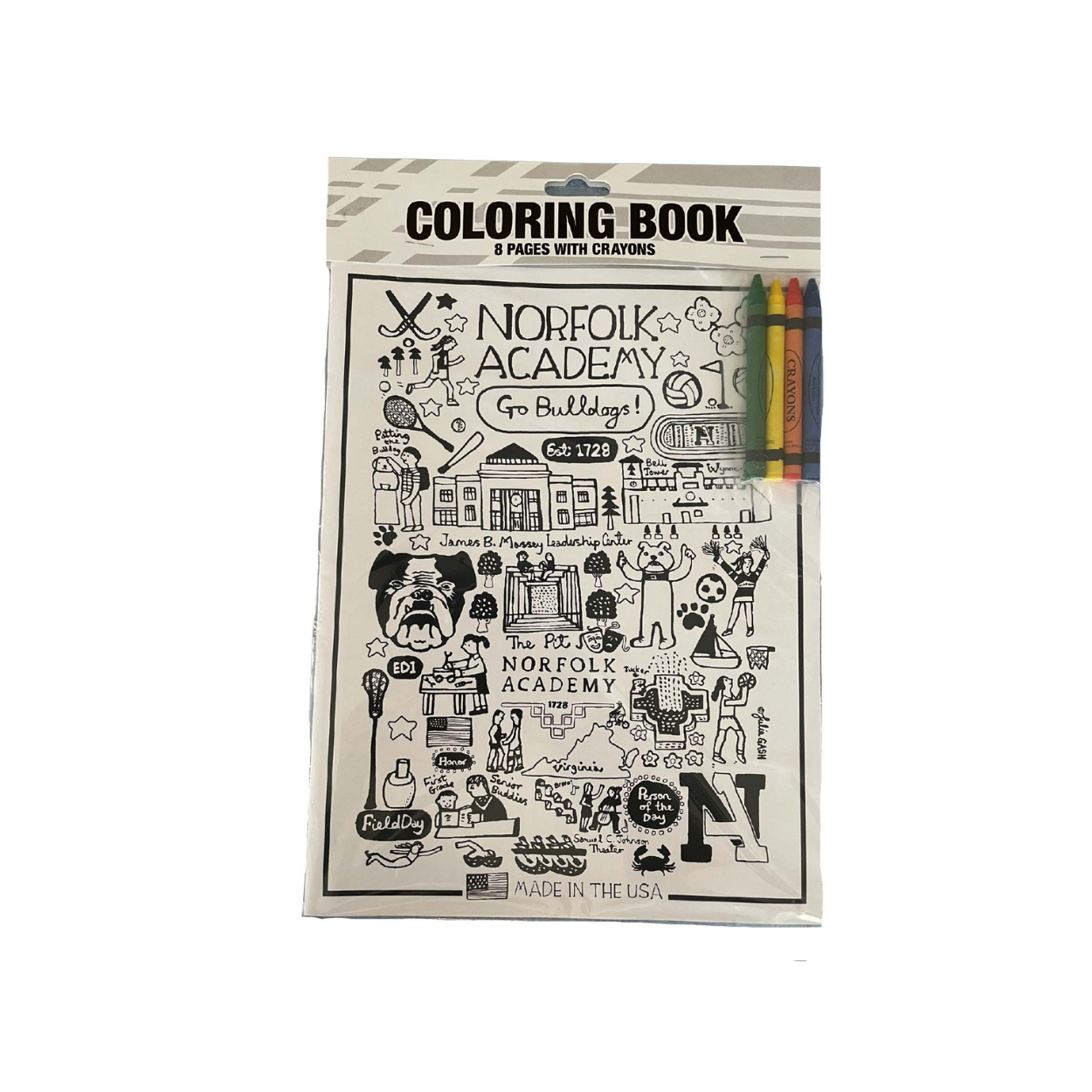 Norfolk Academy Coloring Book by Julia Gash
