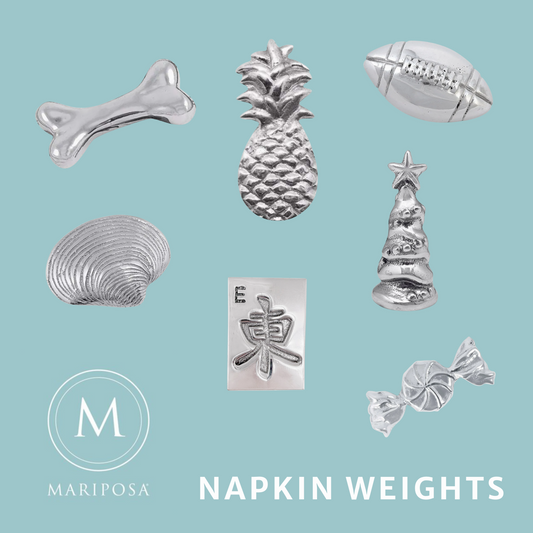 Napkin Weights by Mariposa