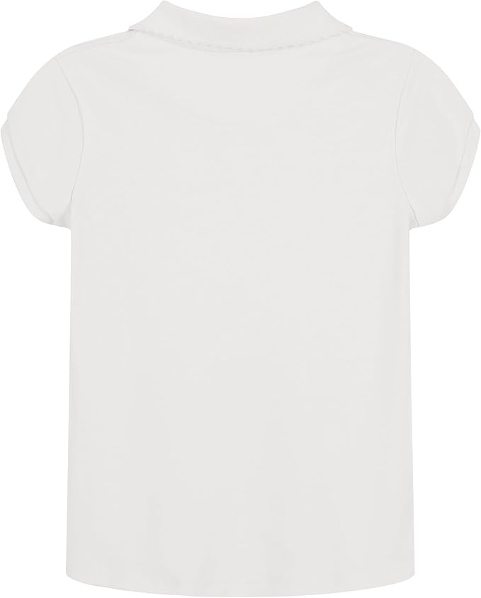 Youth Girls Puffed Sleeve Polo