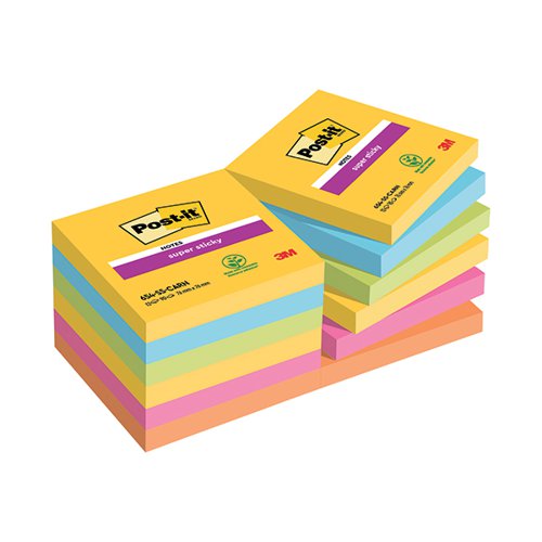Post-It Super Sticky Notes - Assorted Colors – Norfolk Academy Bulldog ...