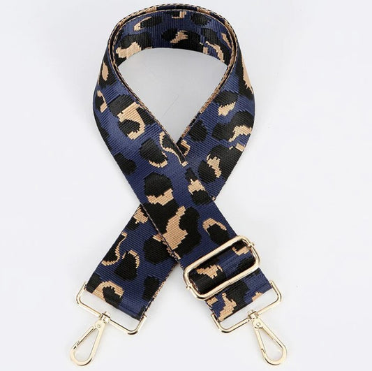 Leopard Print Bag Strap - 2 COLORS