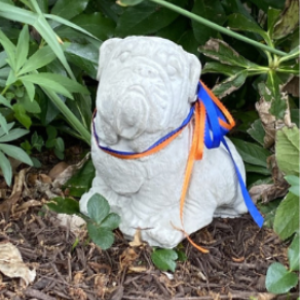 Concrete Bulldog Statue