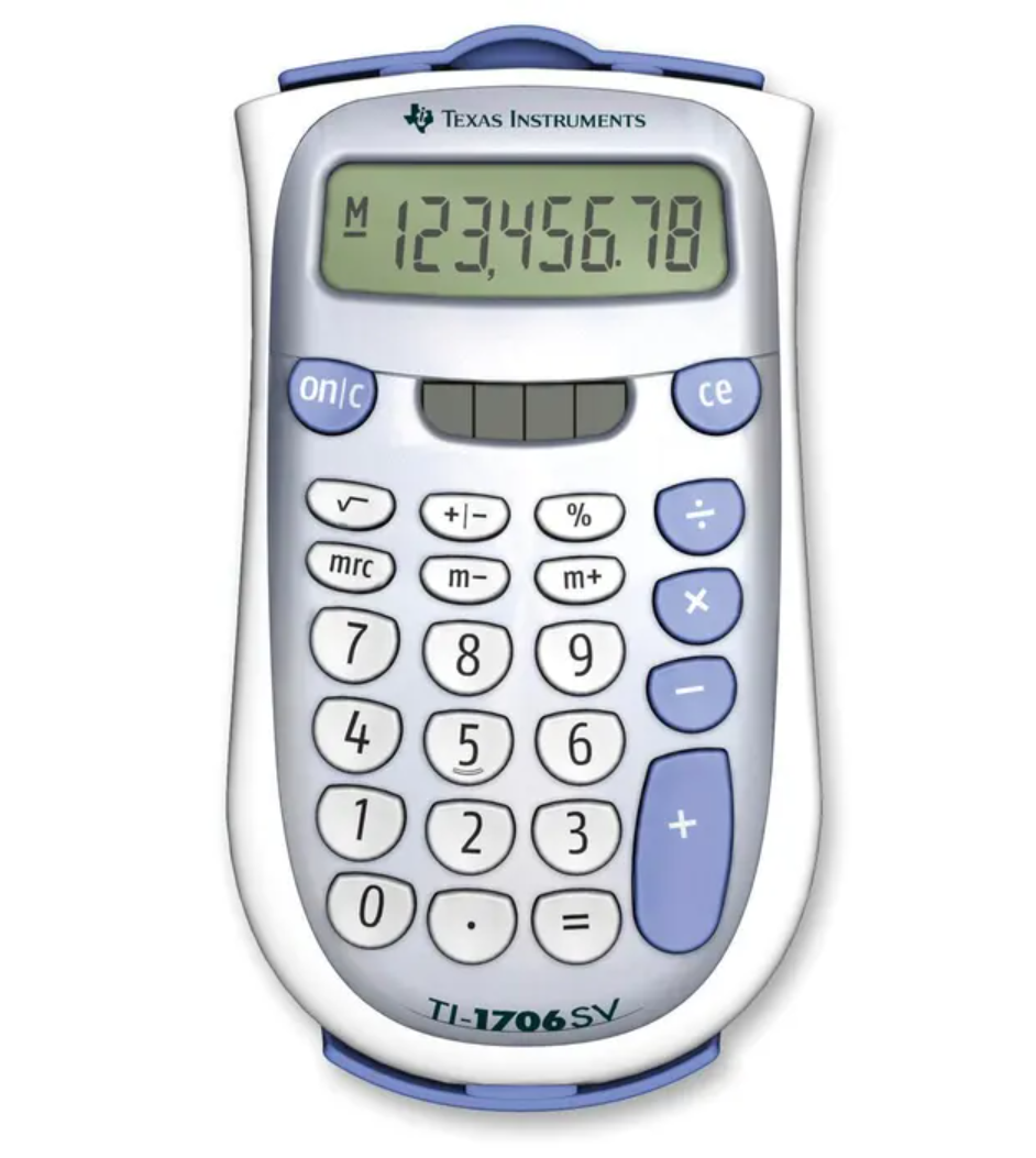 TI-1706  Superview Basic Calculator