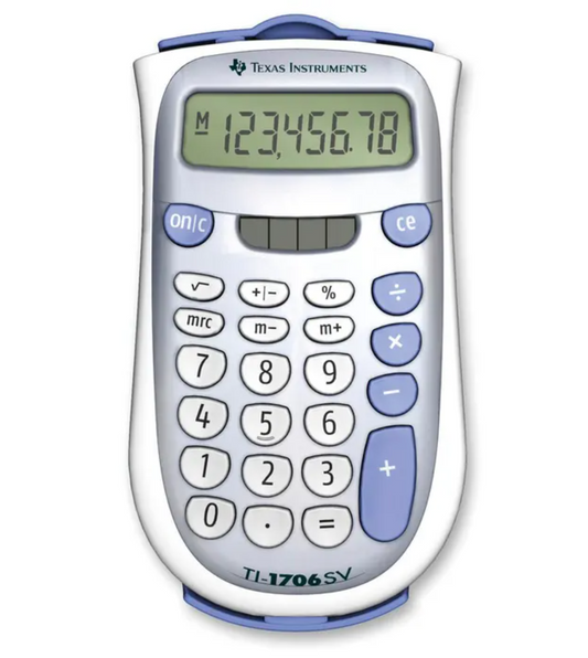 TI-1706  Superview Basic Calculator