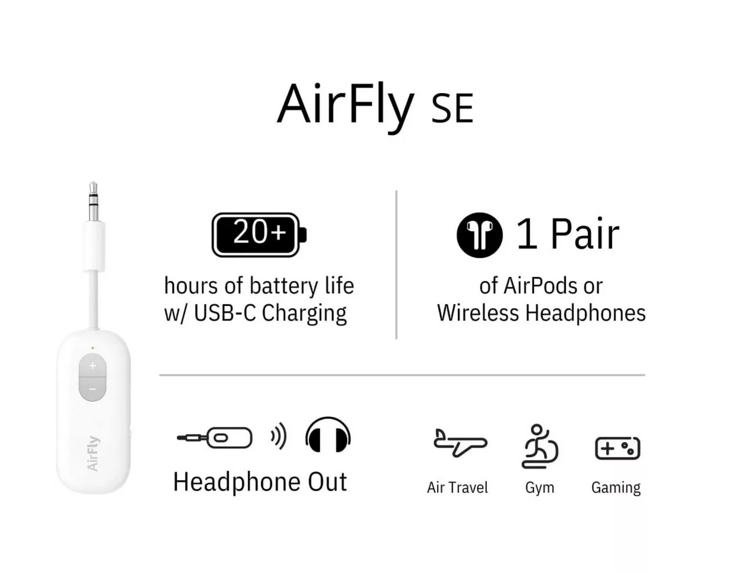Airfly Pro Wireless Headphone Adapter