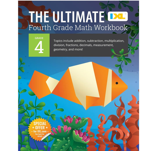 IXL Grade 4 Math Workbook