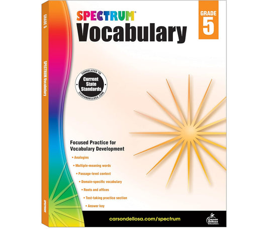 Spectrum Vocabulary Grade 5