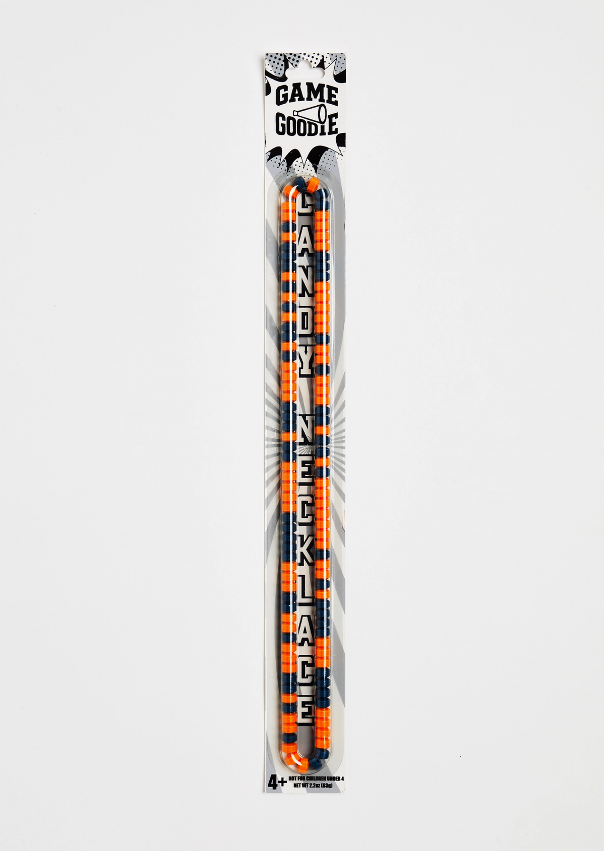 Candy Necklace - Navy and Orange